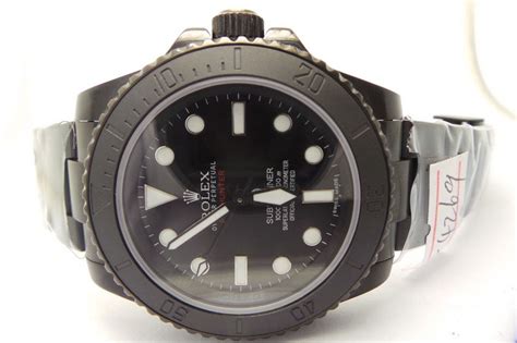 black rolex submariner pvd replica